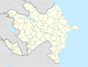 Міндживан. Карта розташування: Азербайджан