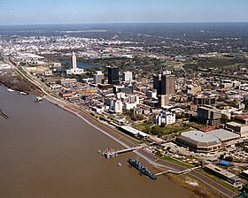 Vista de Baton Rouge, a capital da Luisiana