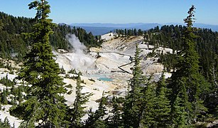 Mares en ébullition à Bumpass Hell.