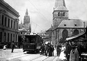 Kettwiger Straße, Burg-Placo en 1895