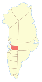 Kart over Ilulissat