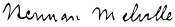 Herman Melville aláírása