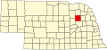 State map highlighting Madison County