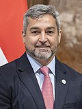 Mario Abdo Benítez 51.º presidente de la República del Paraguay (2018-2023) 52 años