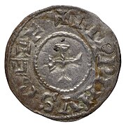 Monnaie. Denier, Toulouse, Pépin II d'Aquitaine - btv1b10413531p (1 of 2).jpg