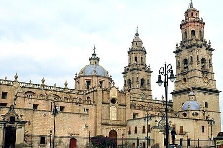 Cathedral of Morelia, Mexico. 1660-1744.
