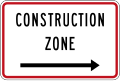 (A41-3) Construction Zone (to the right)