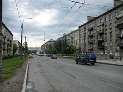 Новосибирская улица, вид от Ланского шоссе в сторону Торжковской улицы
