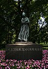 «I storm», Vigelands statue av Camilla Collett, reist 1911.