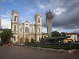 Zentraler Platz und Kathedrale in Sogamoso