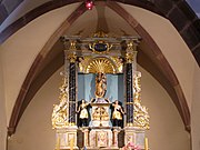 Maître-autel « Vierge à l'enfant » (XVIIe-XVIIIe-XIXe).