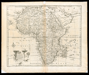 Mapa de África de 1747 co océano Índico denominado océano Oriental.