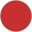 a circle of red