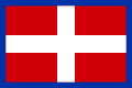 Bandera nacional de finales del siglo XVIII.