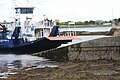 Strangford Ferry approaching Strangford slipway, August 2009