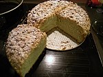 Kuchen, one of the Chilean traditional cakes introduced by German migrants