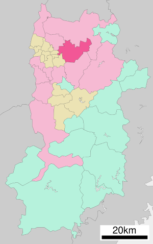 Lage Tenris in der Präfektur