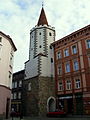 English: Lower Gate Tower Polski: Wieża Bramy Dolnej Deutsch: Niedertor