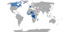 Countries where French is an official language.svg