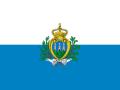 2011 yılından önce kullanılan San Marino bayrağı