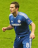 Frank Lampard, de profil durant un match
