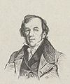 Portret van Louis Moritz (1773-1850) door Johan Coenraad Hamburger