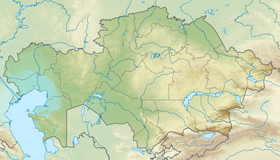 Lago Zaisán (o Zaysán) ubicada en Kazajistán
