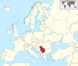 Serbie - Localizzazione