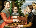 Sjakkspillerne, malt av Sofonisba Anguissola