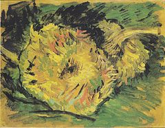 Dwa ścięte słoneczniki (I), Paryż, sierpień-wrzesień 1887 (Nr kat.: F 377, JH 1328), Muzeum Vincenta van Gogha, Amsterdam