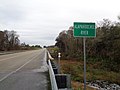 Alapahoochee River sign and bridge