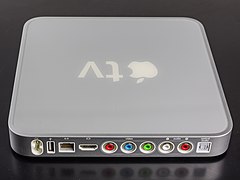 Apple TV de 1ª generación. Vista trasera.