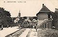 Železniční stanice Arromanches kolem roku 1901