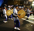 重低音で迫力を出す大太鼓（高円寺）