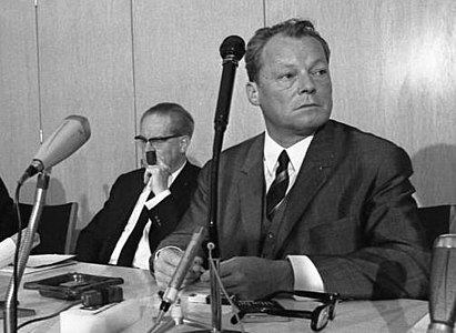 Herbert Wehner und Willy Brandt (1969)