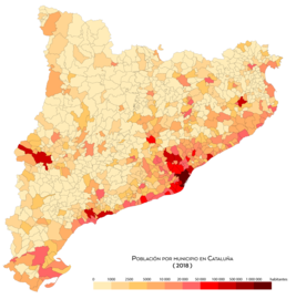 Población por· municipio (2018)