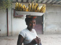 Image 5A woman carrying bananas. (from Culture of the Democratic Republic of the Congo)