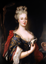 Rainha Maria Ana de Portugal, c. de 1720.