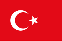 Flag of Turkey.