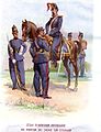 Greek Army artillery and cadet uniforms, ca. 1880
