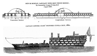 Gun or Mortar cask raft and proposed Cupola ship.png