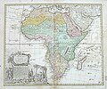 Mapa Afryki z 1737
