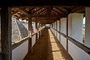 Inside the fortification wall ramparts