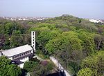 The hill of Humboldthöhe in the park of Humboldthain