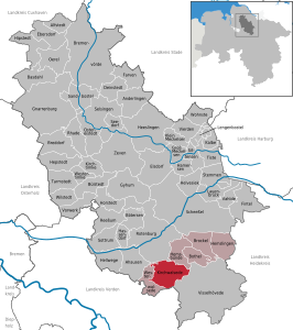 Kaart van Kirchwalsede