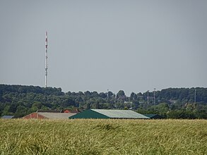 Skyline mit Sendemast in Kleve