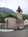 L'église Notre-Dame de Lées côté chevet.