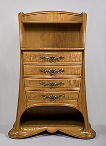 Commode réalisée par Louis Majorelle pour sa chambre.