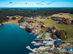 Le port du village de Nötö.