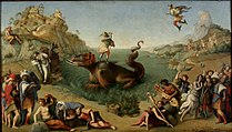 Piero di Cosimo Perseus Freeing Andromeda, 70 × 123 cm